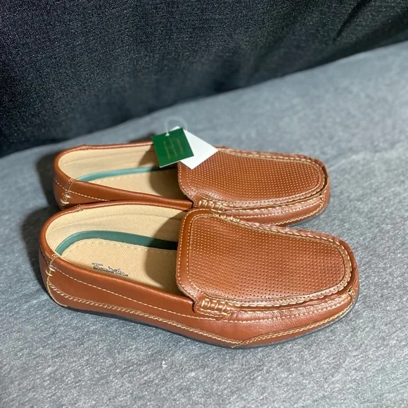 Thom McAn Shoes Mens Thom Mcan Retro Slip On Brown Loafers Old